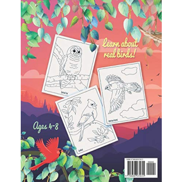 Bird Coloring Book for Kids - Fun Images of Birds