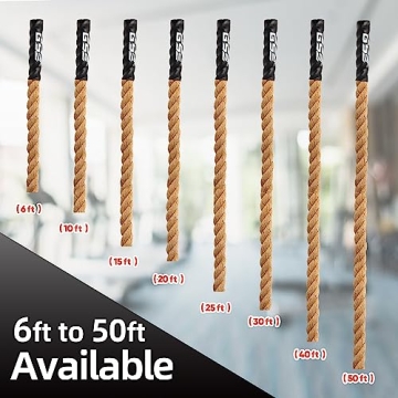 GSE Climbing Rope - Durable Sisal for All Workouts