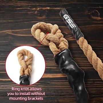 GSE Climbing Rope - Durable Sisal for All Workouts