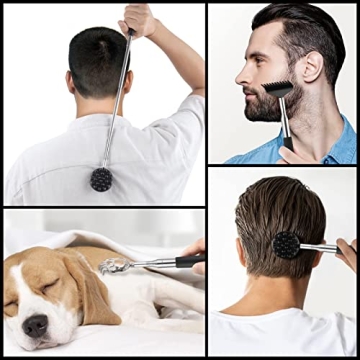 TUKUOS Telescoping Back Scratcher with 3 Heads