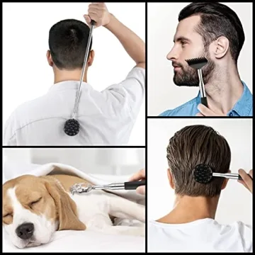 TUKUOS Telescoping Back Scratcher with 3 Heads