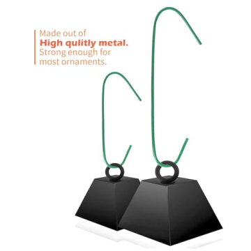 Green Christmas Ornament Hooks - 200Pcs Metal Hangers