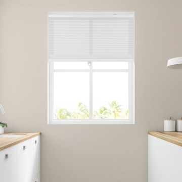 CALYX INTERIORS Pleated Fabric Window Shade Light Filtering