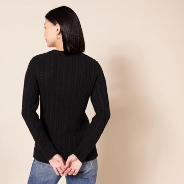 Fisherman Cable Crewneck Sweater for Women - Stylish Comfort