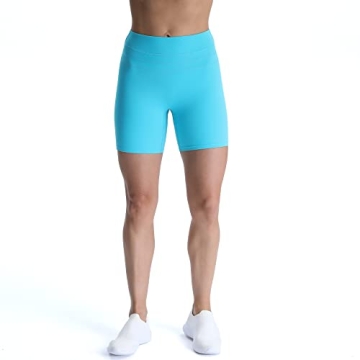 Aoxjox High Waisted Workout Shorts - Tummy Control & Comfort
