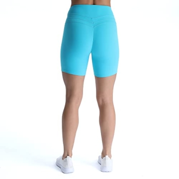 Aoxjox High Waisted Workout Shorts - Tummy Control & Comfort