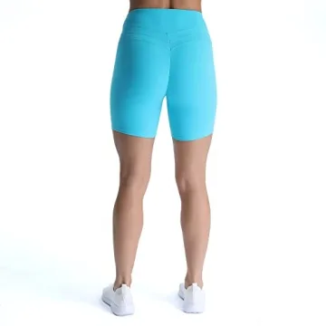 Aoxjox High Waisted Workout Shorts - Tummy Control & Comfort