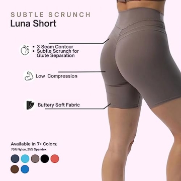 Aoxjox High Waisted Workout Shorts - Tummy Control & Comfort