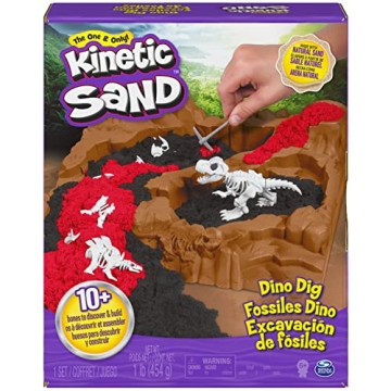 Kinetic Sand Dino Dig Playset for Ages 6 and Up