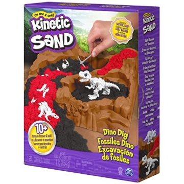 Kinetic Sand Dino Dig Playset for Ages 6 and Up