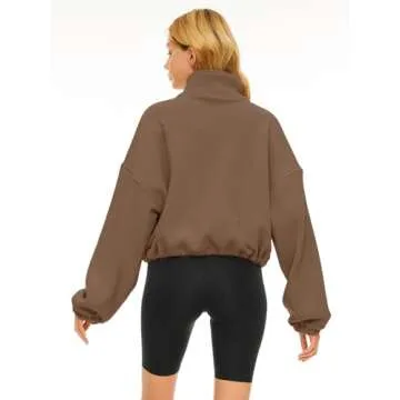 Stylish AUTOMET Quarter Zip Pullover for Women 2024