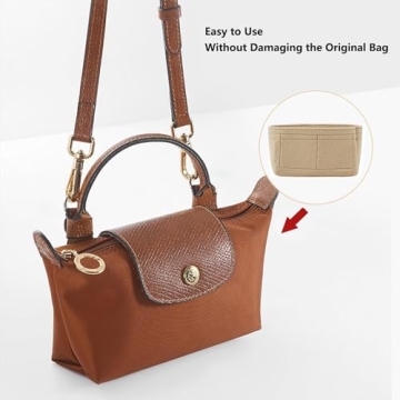 Chispee Bag Organizer for Longchamp Small Tote Bags