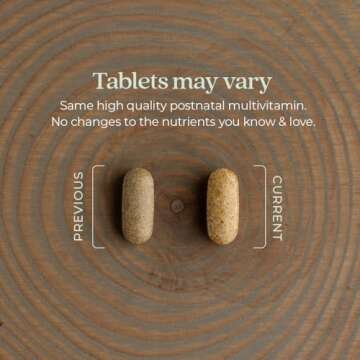 New Chapter, Postnatal Vitamins Lactation Supplement, Complete Multivitamin with Fermented Vitamin D...
