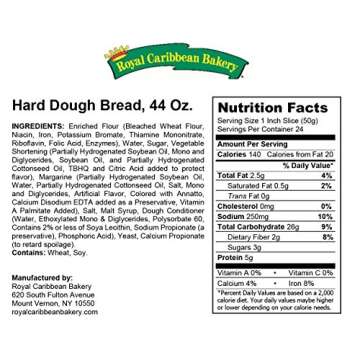 Royal Caribbean Bakery Variety Pack (Hard Dough Bread, 44 Oz.; Spiced Fruit Bun, 38 Oz.; Bulla Cakes, 16 Oz.)