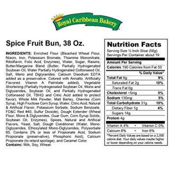 Royal Caribbean Bakery Variety Pack (Hard Dough Bread, 44 Oz.; Spiced Fruit Bun, 38 Oz.; Bulla Cakes, 16 Oz.)