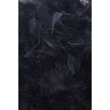 BABEYOND 90g 6.5ft Chandelle Feather Boa Gatsby Marabou Feather Boa 1920s Flapper Accessories