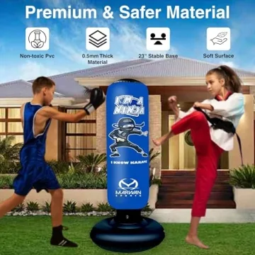 2024 Upgraded 5-in-1 Kids Punching Bag Set
