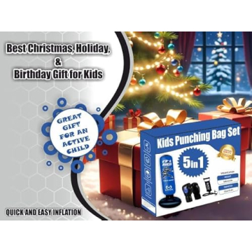 2024 Upgraded 5-in-1 Kids Punching Bag Set