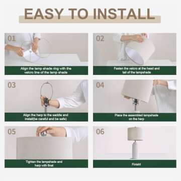 G-SAFAVA Modern Ceramic Table Lamps for Home Elegance