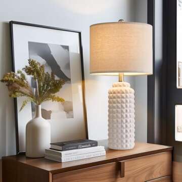 G-SAFAVA Modern Ceramic Table Lamps for Home Elegance