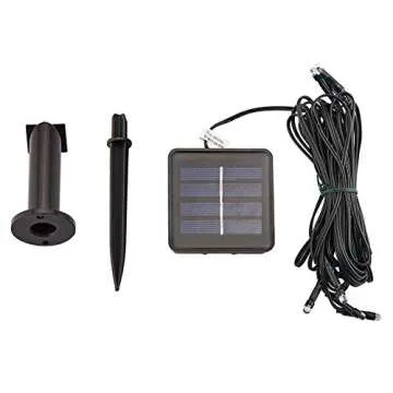 Solar Powered Firefly Lights, ZHONGXIN Flickering Fireflies String Lights with 7 Amusing Fireflies Bulbs, Brings Back Memories of Your Childhood