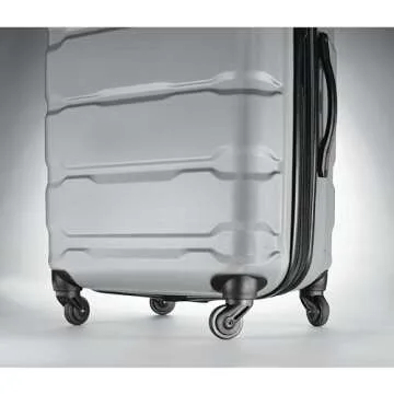 Samsonite Omni PC Hardside Expandable Luggage with Spinner Wheels, 3-Piece Set (20/24/28), Silver