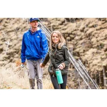 HYDRO CELL Stainless Steel Insulated Water Bottle with Straw - For Cold & Hot Drinks - Metal Vacuum Flask with Screw Cap and Modern Leakproof Sport Thermos for Kids & Adults (Teal 40oz)