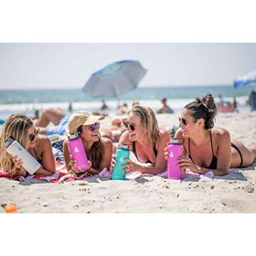 HYDRO CELL Stainless Steel Insulated Water Bottle with Straw - For Cold & Hot Drinks - Metal Vacuum Flask with Screw Cap and Modern Leakproof Sport Thermos for Kids & Adults (Teal 40oz)