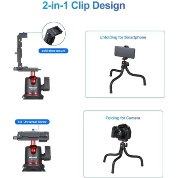 ULANZI Mini Flexible Stand Tripod with Phone Holder
