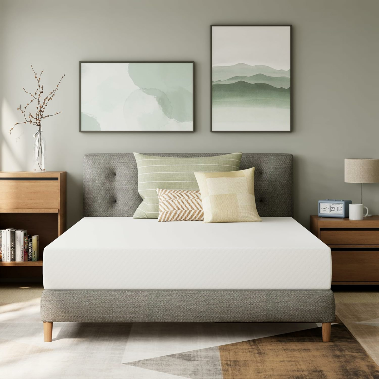 Cooling Gel Memory Foam Mattress - Medium Firm & Certified