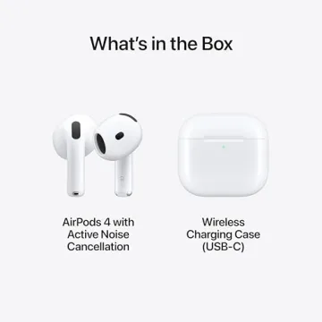 Apple AirPods 4: Wireless Earbuds with Noise Cancellation