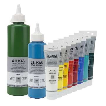 Explore Vivid Colors with LUKAS Cryl Acrylic Paint 250ml