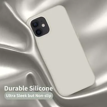 Durable Silicone Case for iPhone 12 & 12 Pro - Stylish & Protective