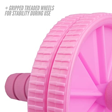 Pink Phoenix Fitness Ab Roller for Core Strength Training