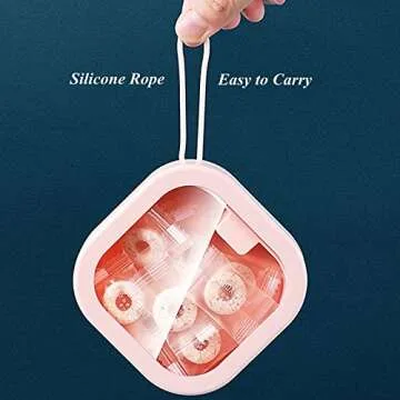 Compact Hair Tie Organizer - Ideal for Travel & Daily Use