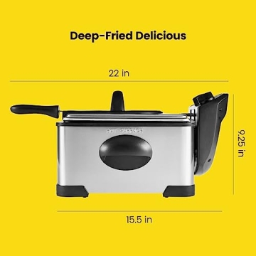 Chefman 4.5L Dual Cook Pro Deep Fryer - Jumbo XL Size