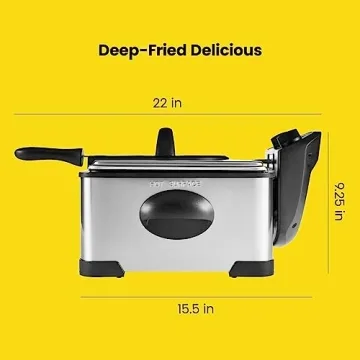 Chefman 4.5L Dual Cook Pro Deep Fryer - Jumbo XL Size