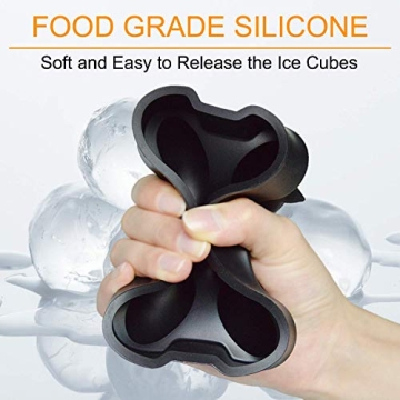 Silicone Ice Cube Mold Tray for Perfect Ice Spheres