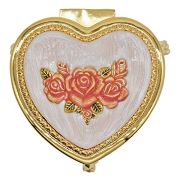 HOLLY TRIP Vintage Heart Shape Jewelry Box for Special Occasions