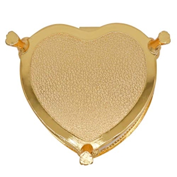 HOLLY TRIP Vintage Heart Shape Jewelry Box for Special Occasions