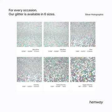 Glitter for Resin Silver Holographic Stars Metallic Crystals for Epoxy Craft Flakes Tumblers Wax Melt 500g / 17.06oz