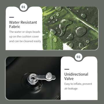 Affordable DYTXIII Inflatable Ottoman for Indoor and Outdoor Comfort