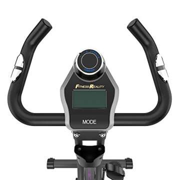 FITNESS REALITY U2500 ‘Super Max’ 400lb Weight Capacity Foldable Magnetic Upright Bike