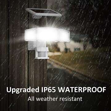 Bright Sonata LED Outdoor Motion Sensor Light with Solar Power