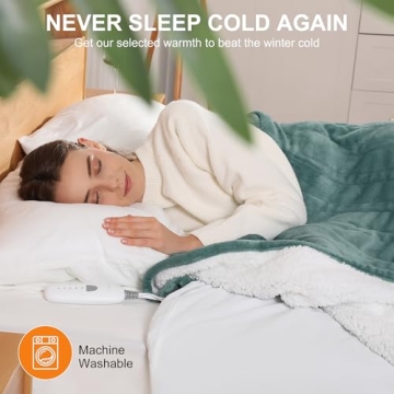 Ultra Warm Electric Blanket Twin - Sherpa & Flannel Comfort