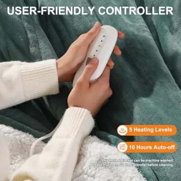 Ultra Warm Electric Blanket Twin - Sherpa & Flannel Comfort