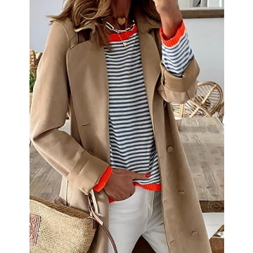 Trendy Arssm Striped Sweater for All Seasons - Women's Pullover