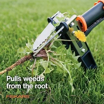 Fiskars Stand Up Weed Puller Tool for Effortless Weeding