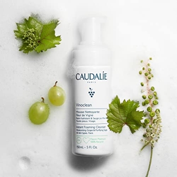 Caudalie Instant Foaming Cleanser 5 Fl Oz for Gentle Cleansing