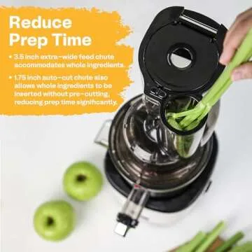 Kuvings Whole Slow Juicer REVO830SWP - Your Best Choice for Healthy Juices with Extra Wide Chute